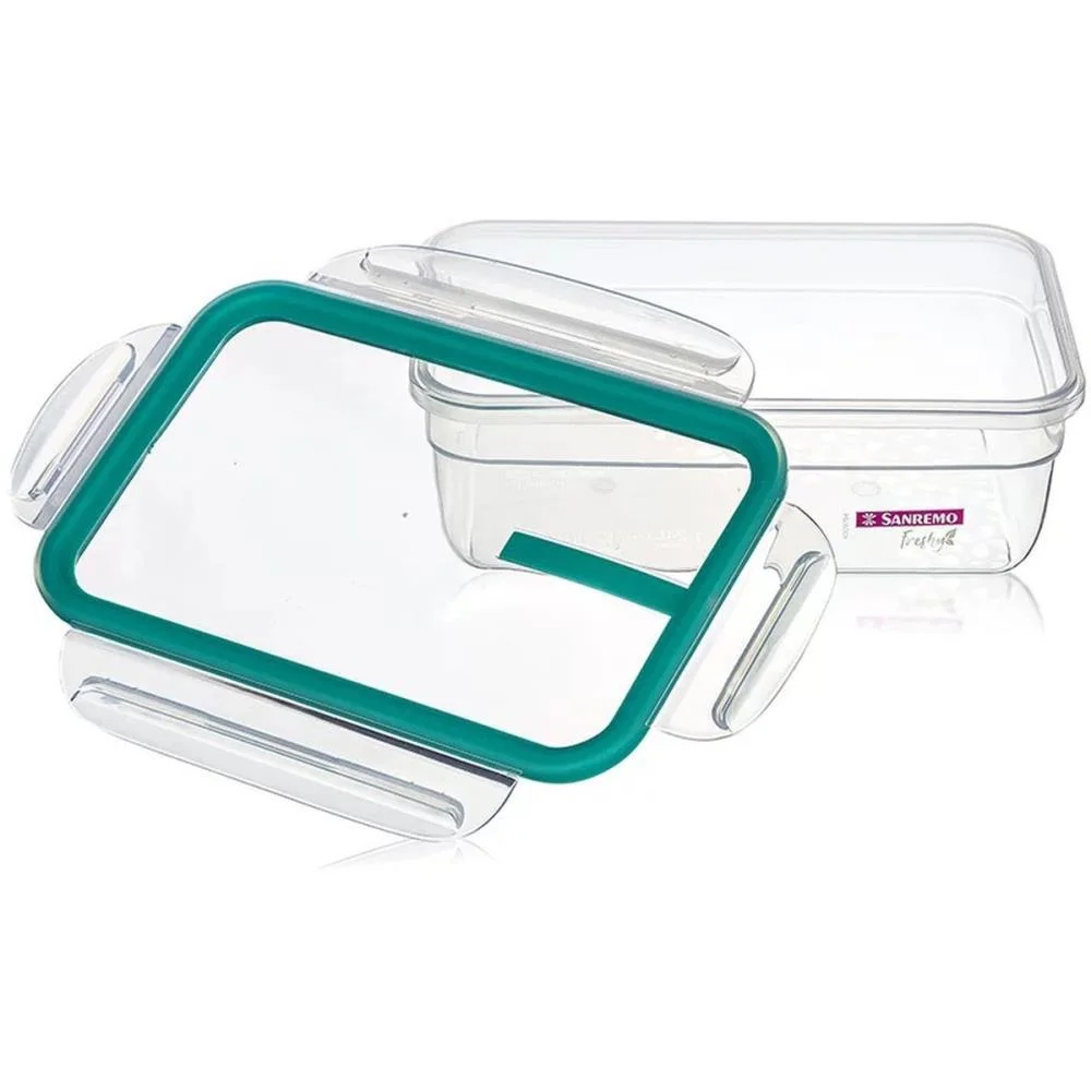 POTE PLASTICO COM TRAVAS FRESHY 1,24L. VD SANREMO (UNIDADE) - imagem 3