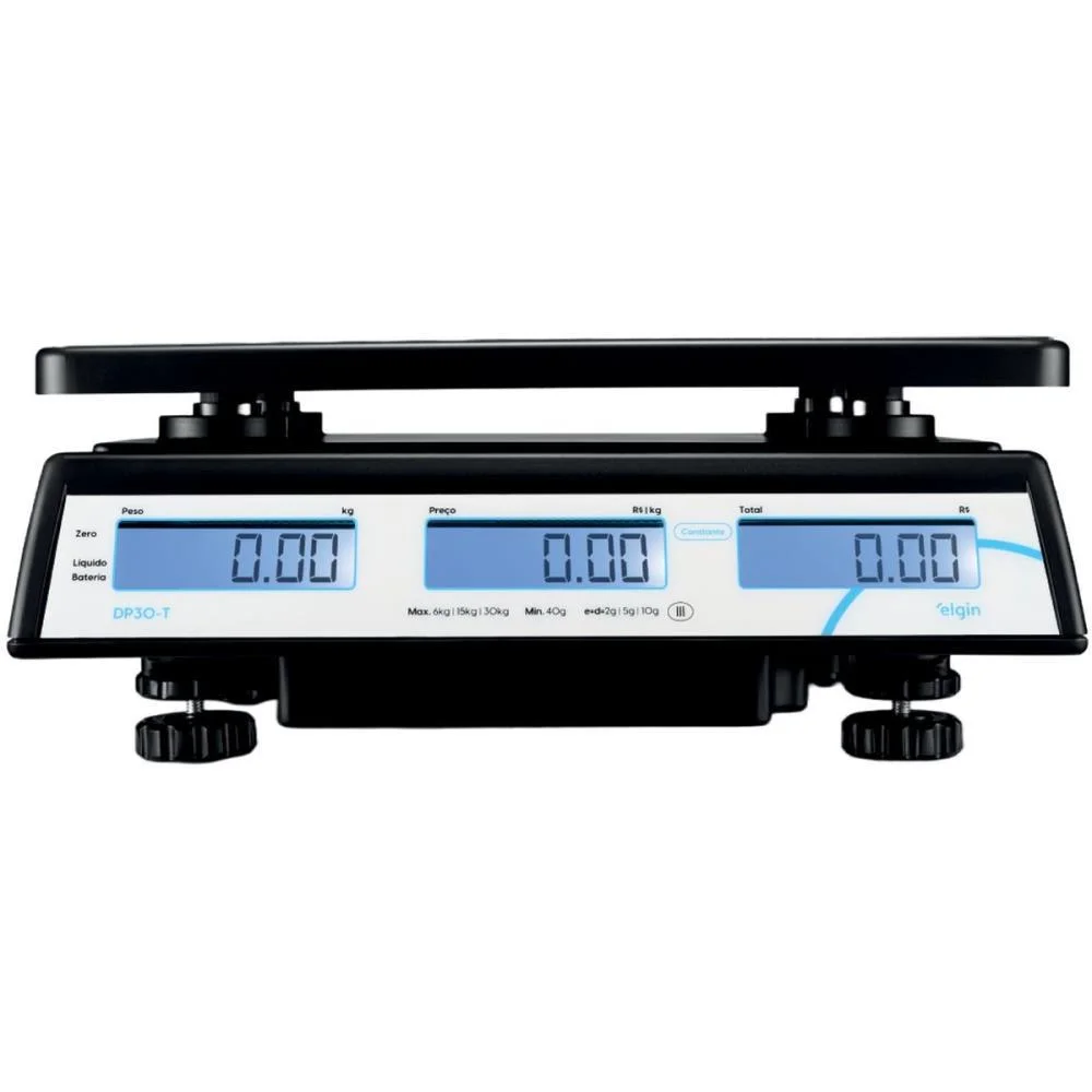 BALANCA DE AUTOMACAO DP30T 30KG/10G COM BATERIA ELGIN (UNIDADE) - imagem 5