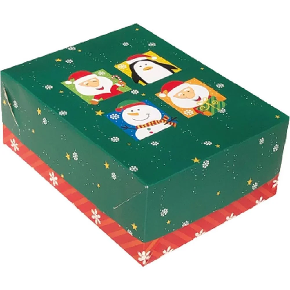 CAIXA DE NATAL RETANGULAR GR.C/TAMPA 25X35X7 CRISTINA (PCT.C/12) - imagem 4