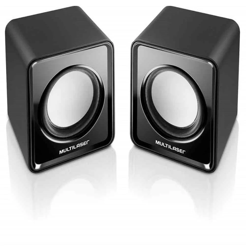 CAIXA DE SOM P/ COMPUTADOR USB 3W CONECAO P2 CONTR VOLUME MULTI (UNIDADE) - imagem 3