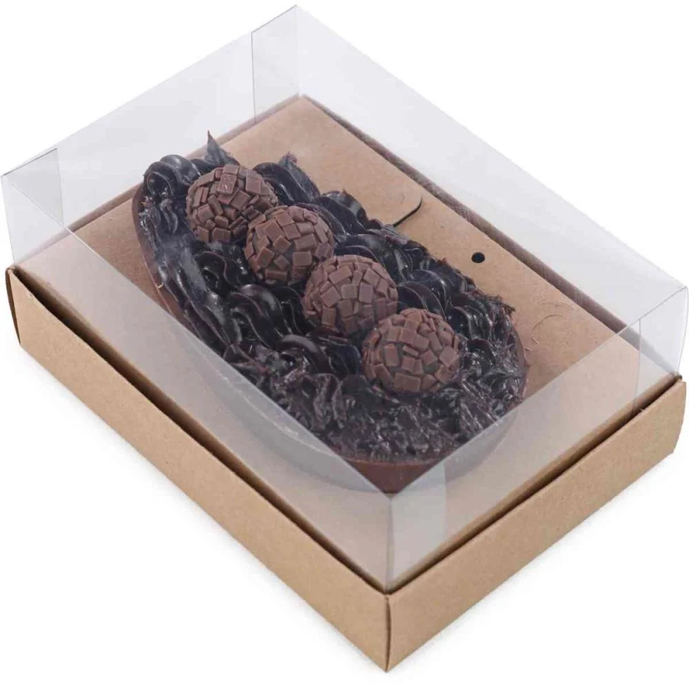 CAIXA P/OVO DE PASCOA CX VISOR P/OVO KRAFT 250G PACKPEL (PCT.C/06) - imagem 2