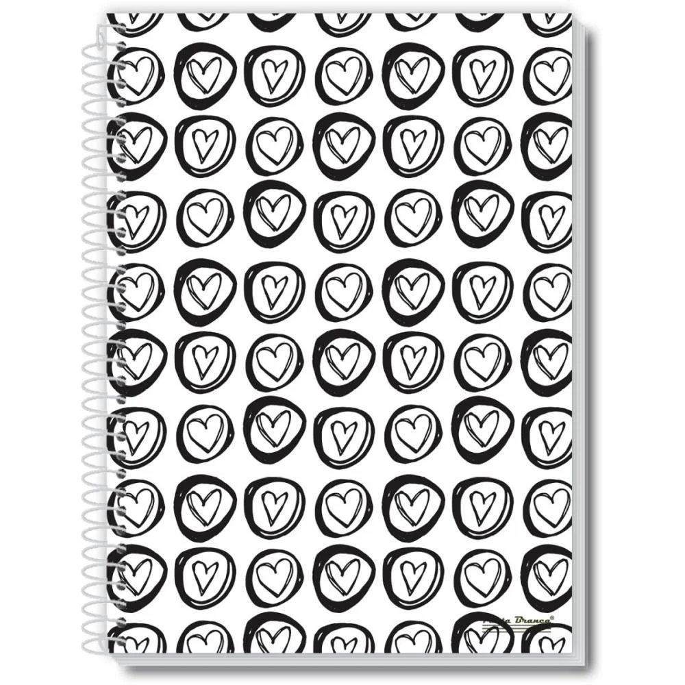 CADERNO 01X1 CAPA DURA LOOP 80FLS. PAUTA BRANCA (PCT.C/05) - imagem 9