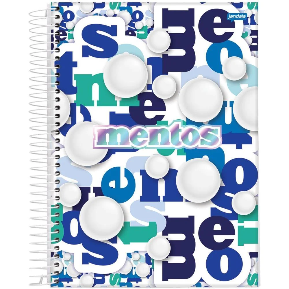 CADERNO 01X1 CAPA DURA MENTOS 80FLS. JANDAIA (PCT.C/04) - imagem 4
