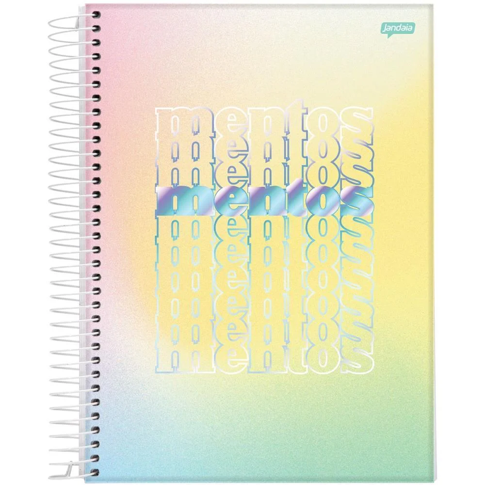 CADERNO 01X1 CAPA DURA MENTOS 80FLS. JANDAIA (PCT.C/04) - imagem 5