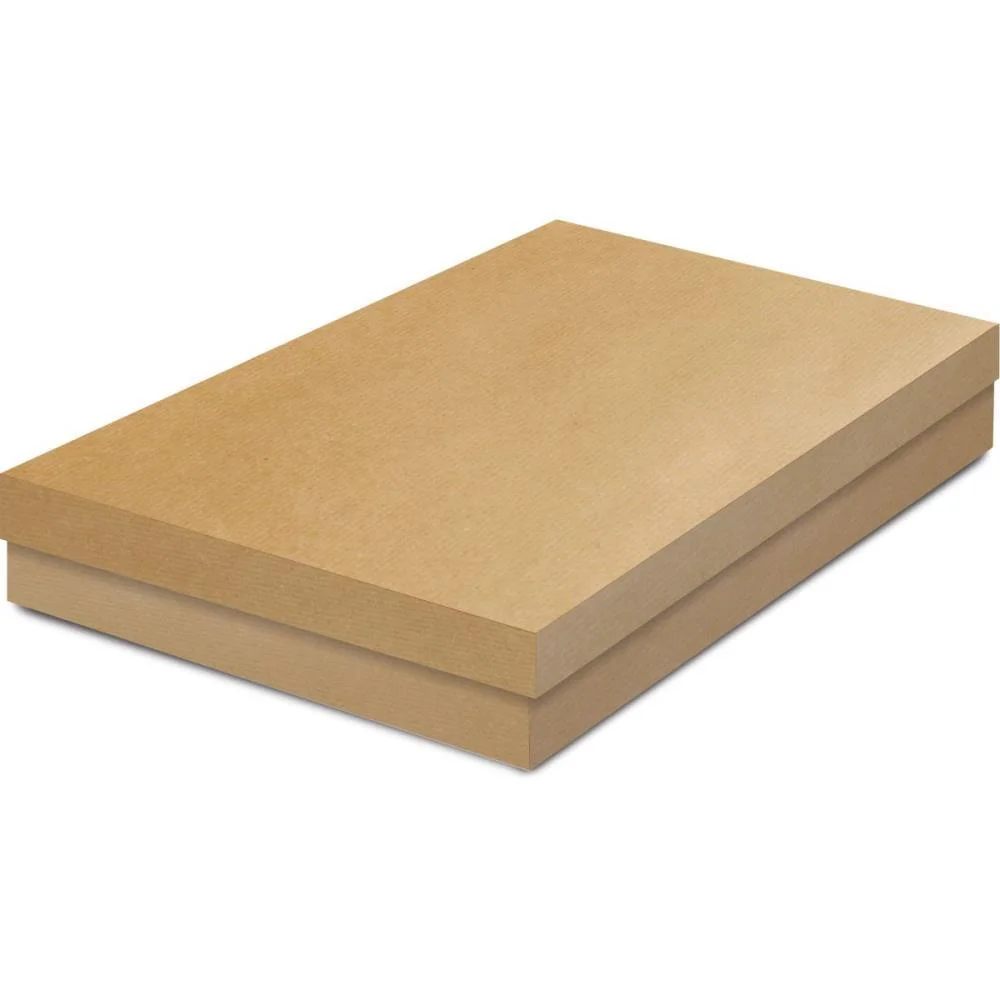 CAIXA PARA PRESENTE COM TAMPA RETANGULAR KRAFT M 30X21X4,5CM CROMUS (PCT.C/10) - imagem 3