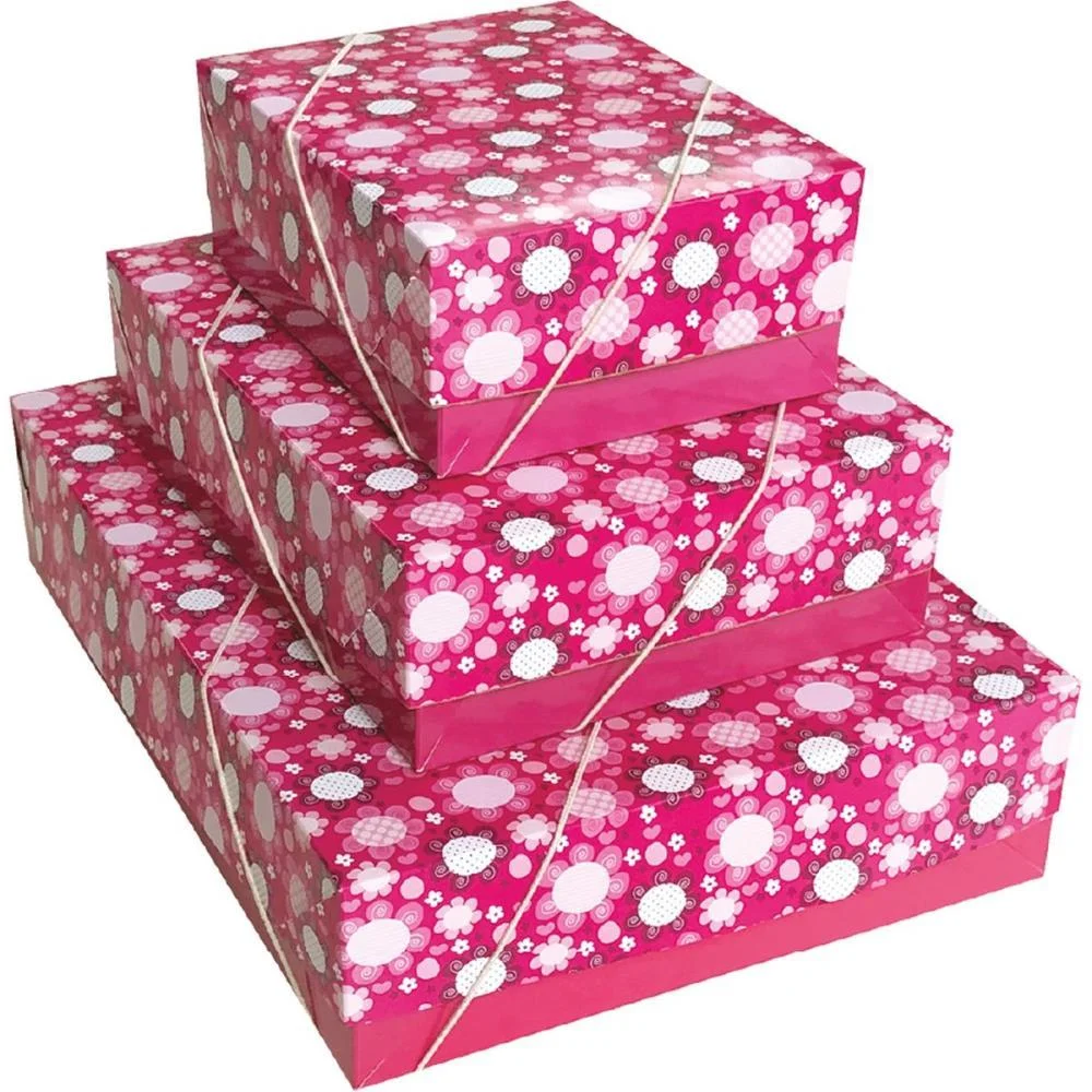 CAIXA PARA PRESENTE COM TAMPA GD 35X25,5X7,5 ELAST. ESTAMP CRISTINA (PCT.C/12) - imagem 3