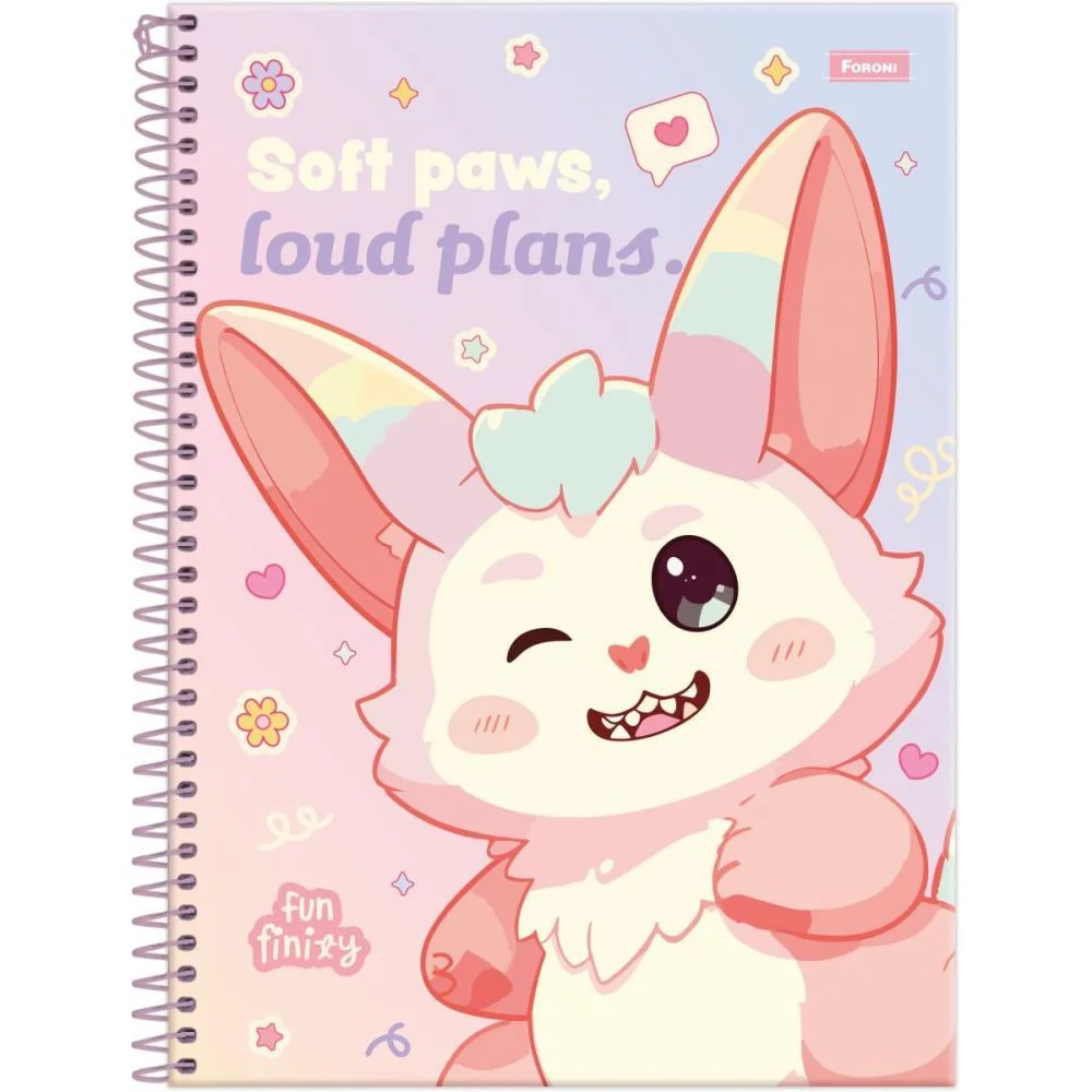 CADERNO 01X1 CAPA DURA FUNFINILY 80FLS FORONI (PCT.C/04) - imagem 5