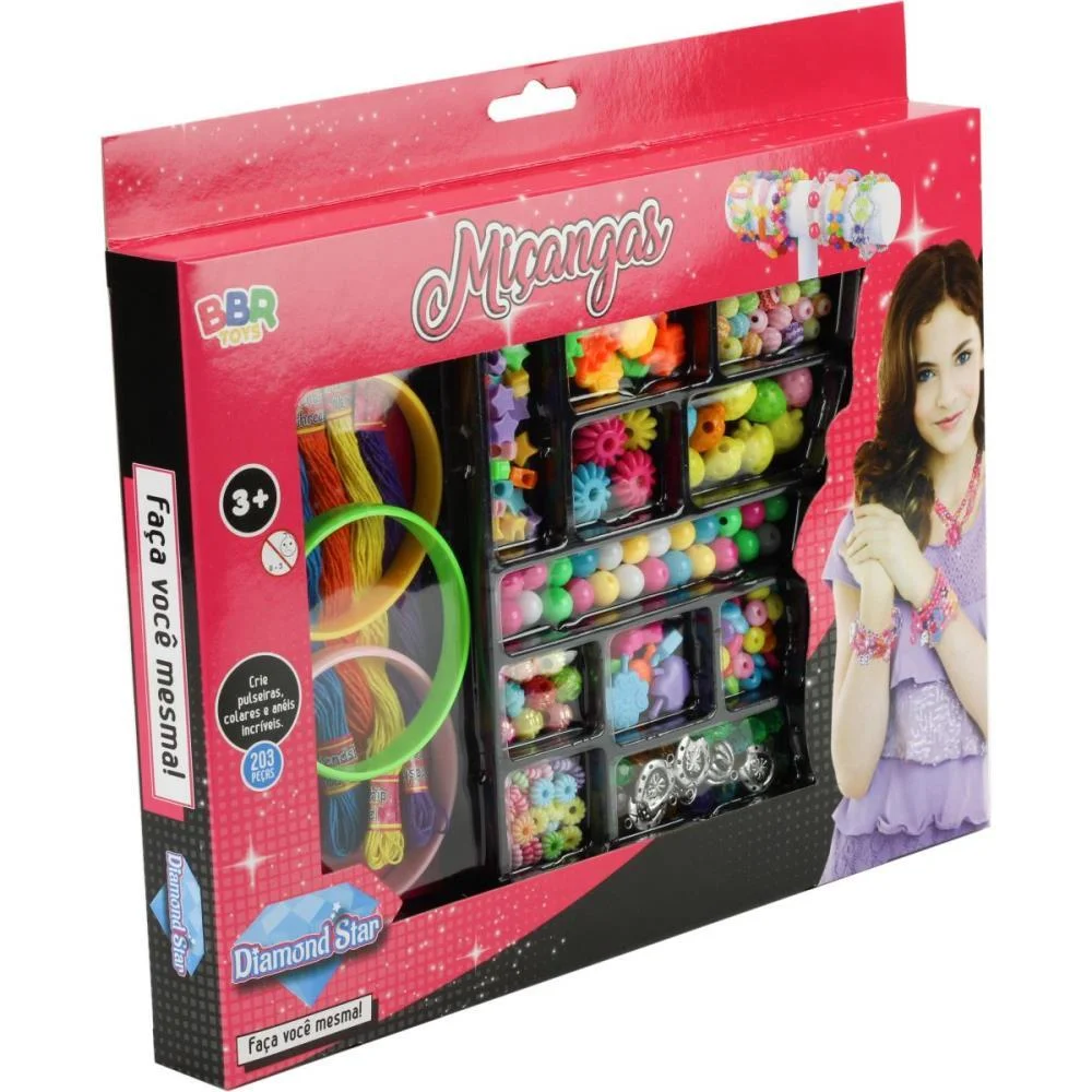 BIJUTERIA E MICANGA KIT CONJ MICANGAS COM BRACELET BBR TOYS (KIT) - imagem 4