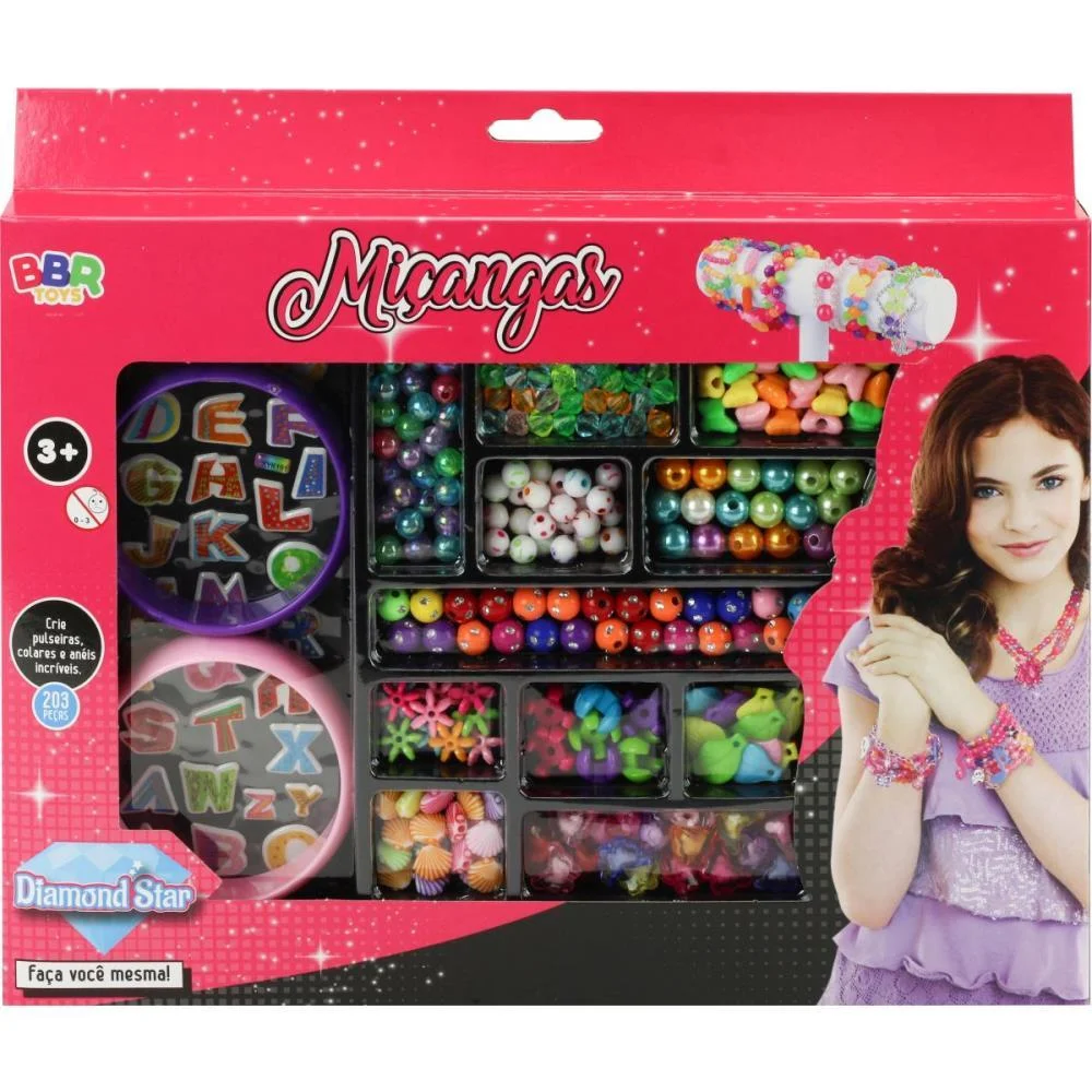 BIJUTERIA E MICANGA KIT CONJ MICANGAS COM BRACELET BBR TOYS (KIT) - imagem 10