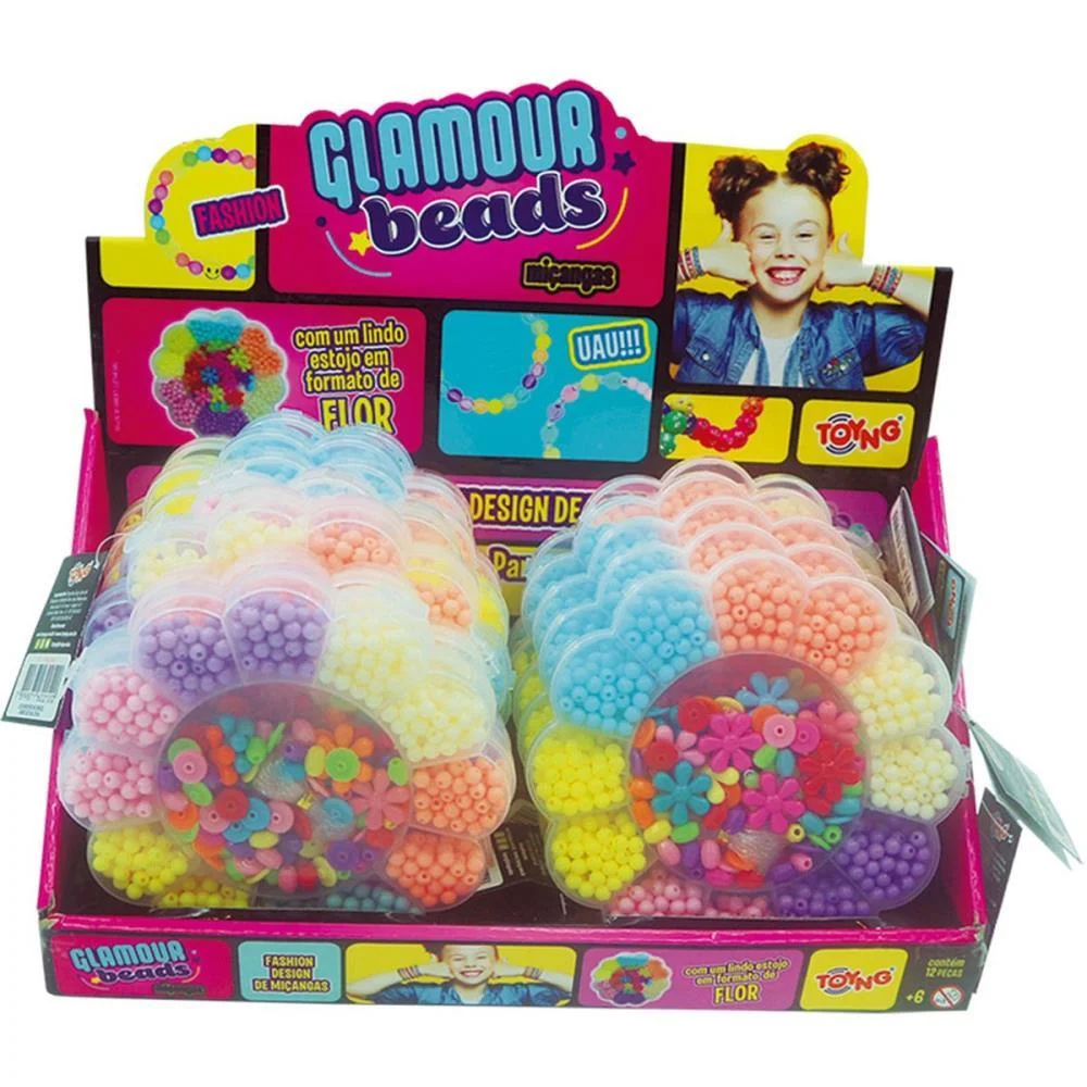 BIJUTERIA E MICANGA GLAMOUR BEADS MICANGA EST.FLOR TOYNG (UNIDADE) - imagem 4