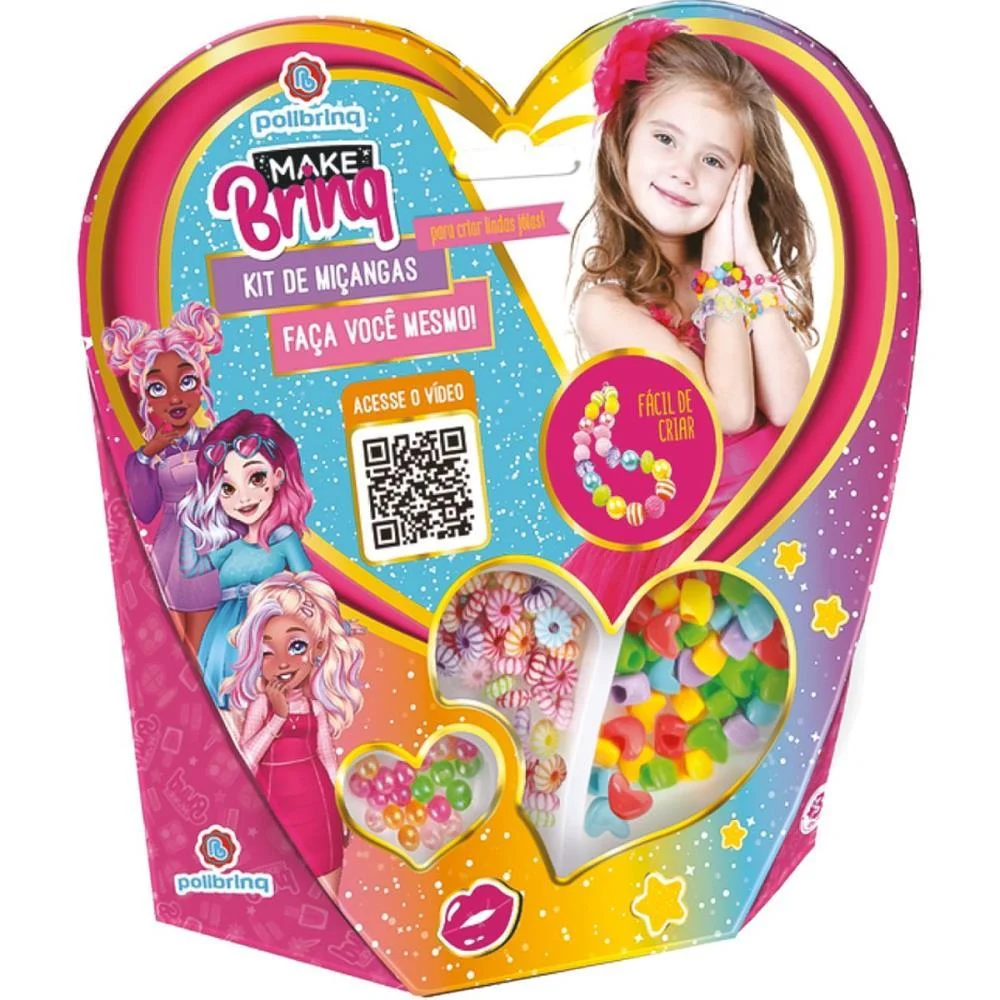 BIJUTERIA E MICANGA MAKE BRINQ MIGANGAS 3 SORT. POLIBRINQ (KIT) - imagem 3