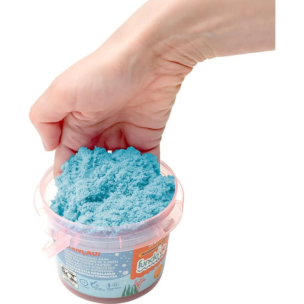 MASSA AREIA FUNDO DO MAR 300G C/ACESSORIO LEONORA (KIT) - imagem 4