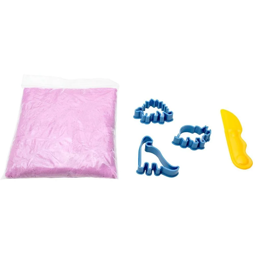 MASSA AREIA DINO 300G C/ACESSORIO LEONORA (KIT) - imagem 4