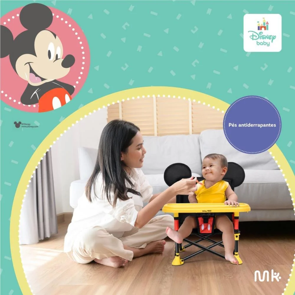 CADEIRA DE ALIMENTACAO MICKEY PORTATIL 6MES.ATÉ 15KG MULTIKIDS (UNIDADE) - imagem 11