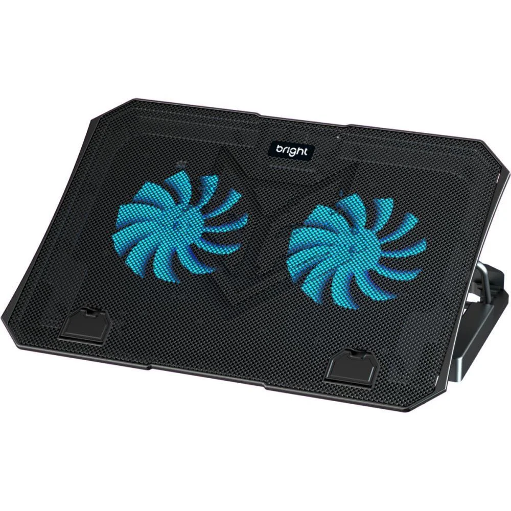 COOLERS PARA NOTEBOOK 2 FAN LED + 2ENT.USB 15.6POL BRIGHT (UNIDADE) - imagem 3