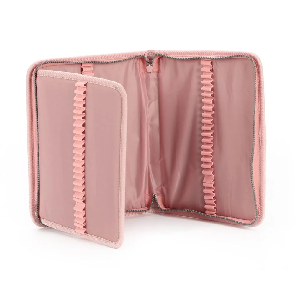 ESTOJO BOX TECIDO UP4YOU CRINKLE PAST NUD LUXCEL (UNIDADE) - imagem 5