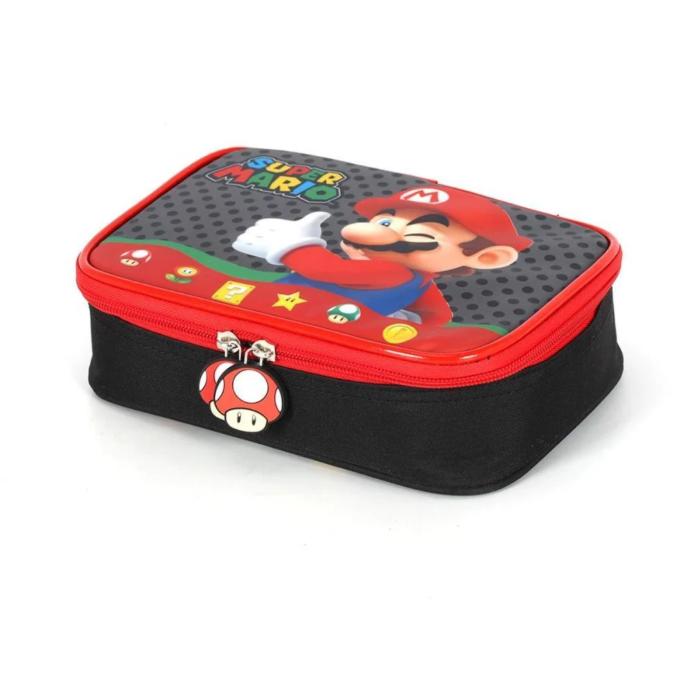 ESTOJO BOX SUPER MARIO BROS PRETO LUXCEL (UNIDADE) - imagem 5