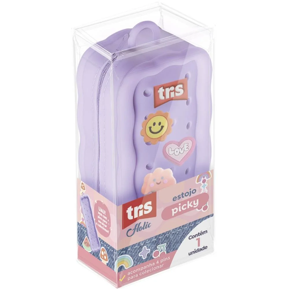 ESTOJO SIMPLES TRIS PICKY C/PINS SILICONE SUMMIT (UNIDADE) - imagem 3