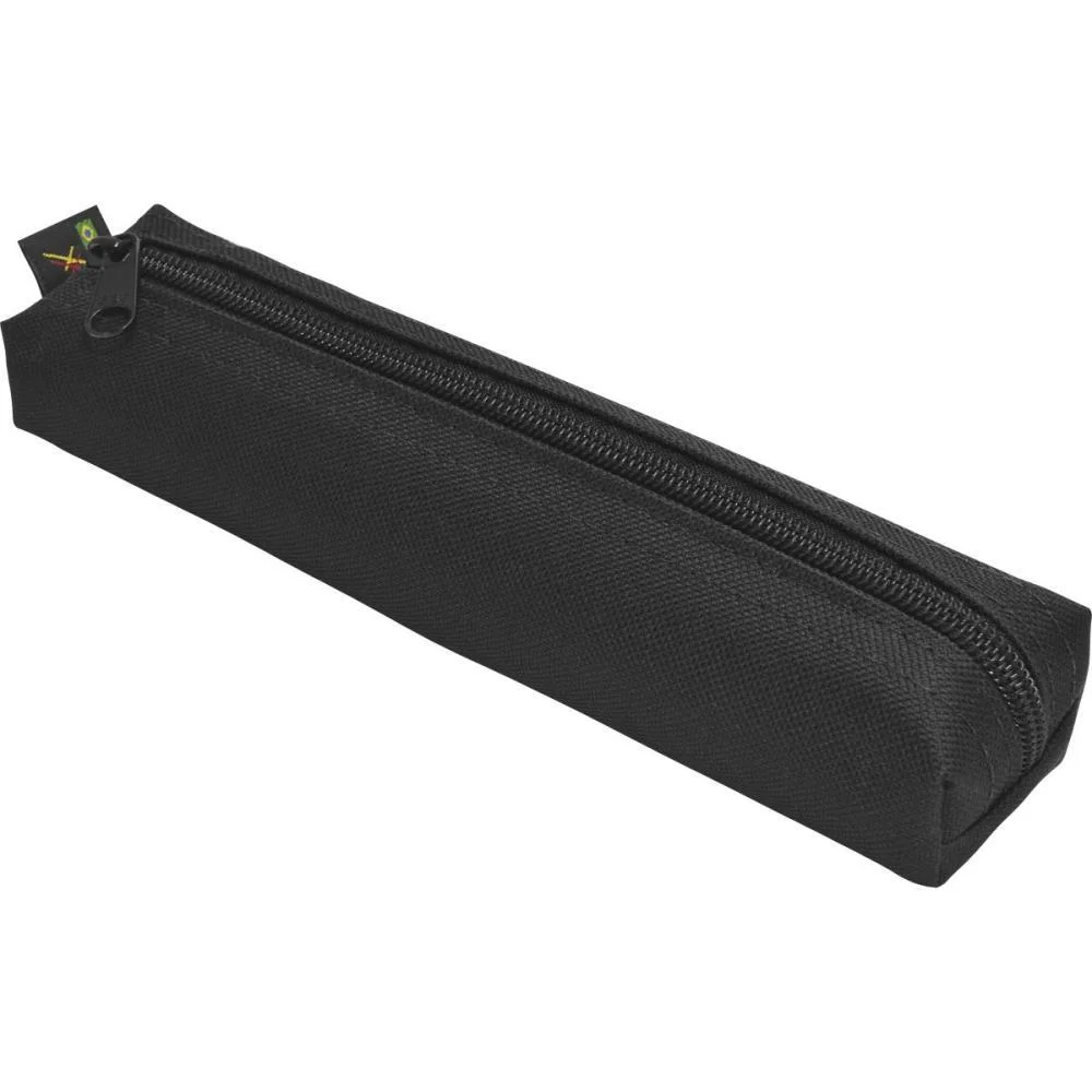 ESTOJO SIMPLES LONA/ NYLON 600 PEQUENO PRETO REFLEX (UNIDADE) - imagem 2