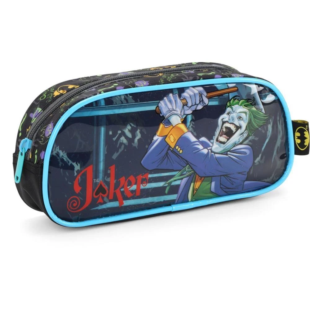 ESTOJO SIMPLES BATMAN TECIDO PRETO LUXCEL (UNIDADE) - imagem 3