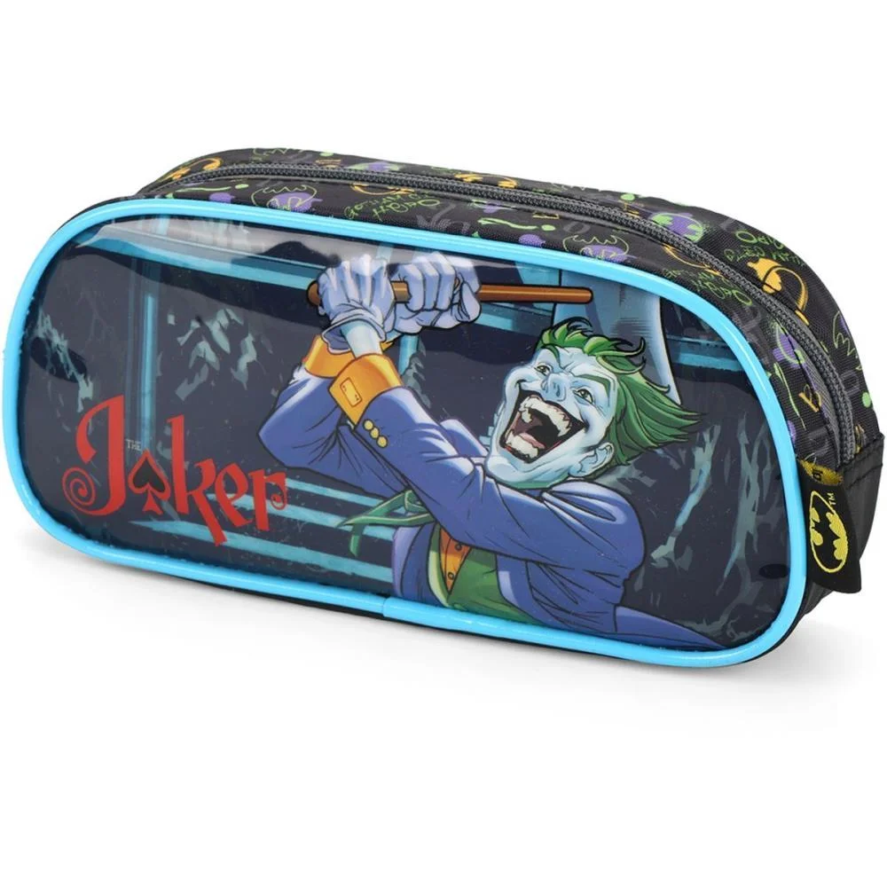 ESTOJO SIMPLES BATMAN TECIDO PRETO LUXCEL (UNIDADE) - imagem 4