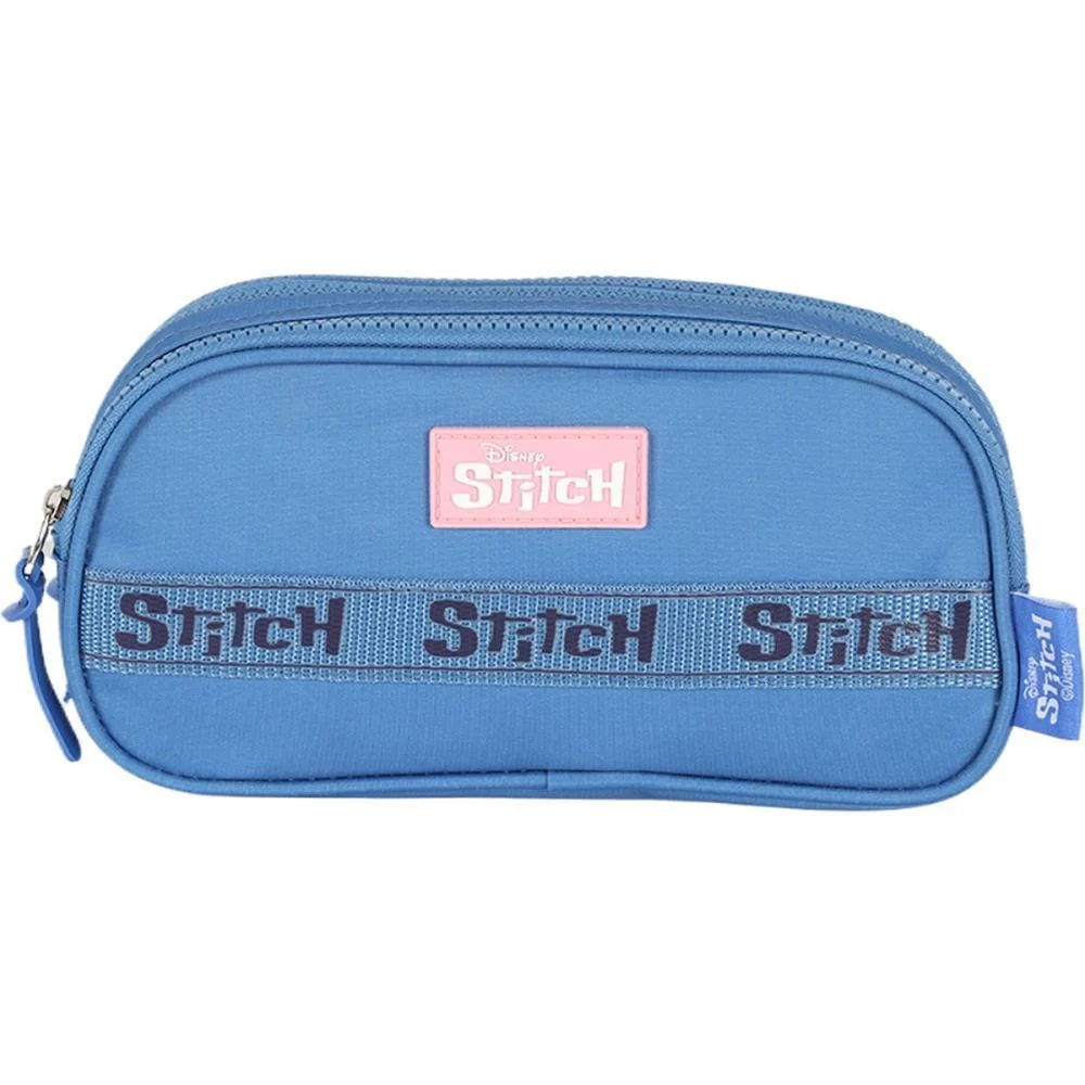 ESTOJO TRIPLO STITCH AZUL LUXCEL (UNIDADE) - imagem 2