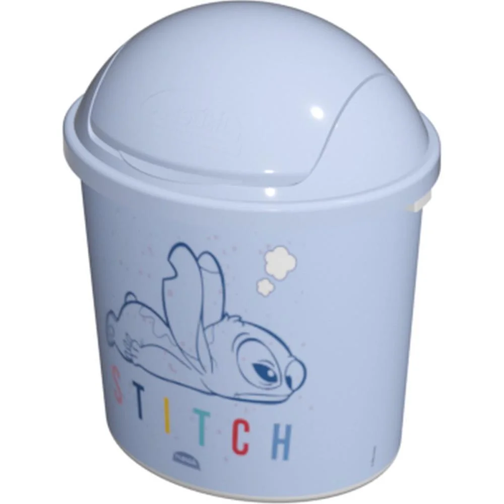 LIXEIRA STITCH FLIP TOP 2,6L PLASUTIL (UNIDADE) - imagem 3