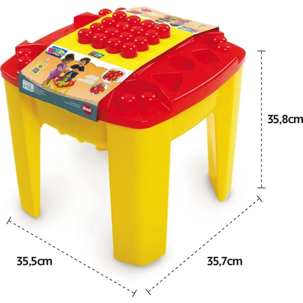 BRINQUEDO PARA MONTAR MESA ATIVIDADES BLOCOLANDIA 24 DISMAT (UNIDADE) - imagem 4