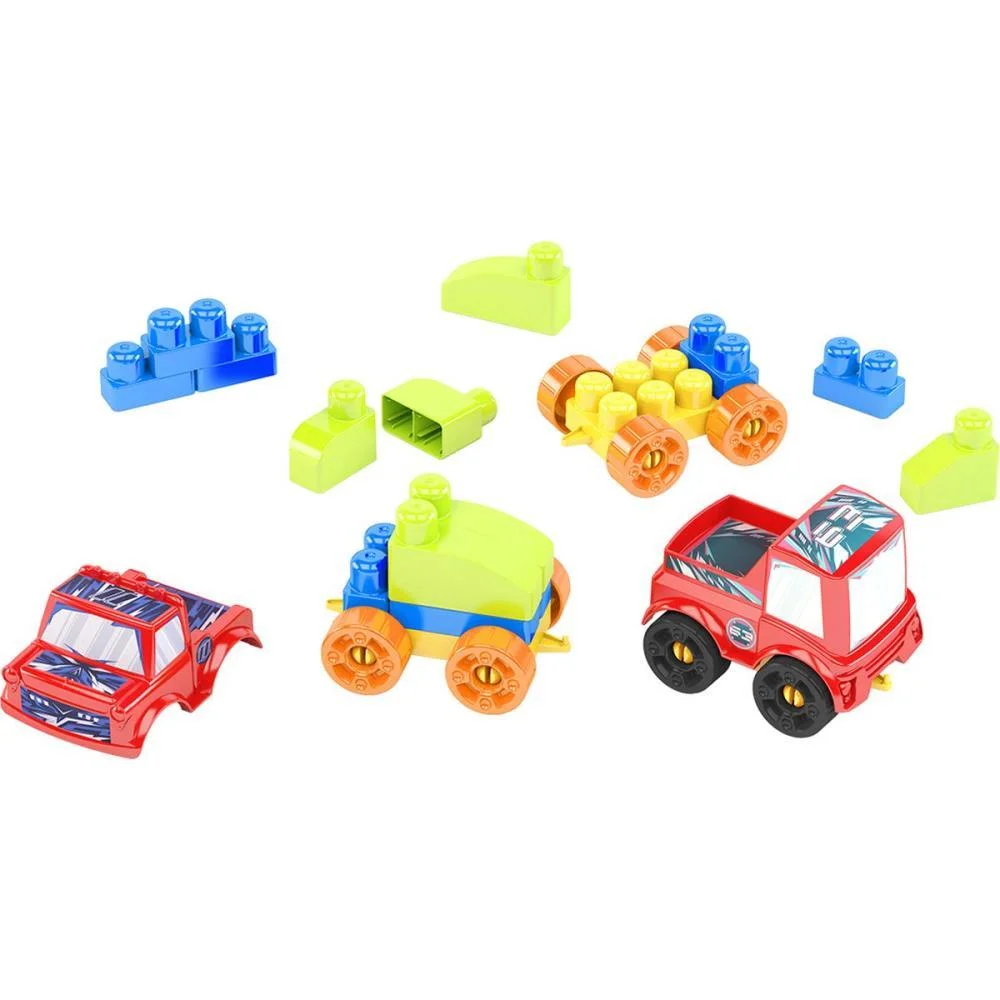 BRINQUEDO PARA MONTAR MONTA MAQUINAS BLOCOLANDIA 68P DISMAT (UNIDADE) - imagem 2