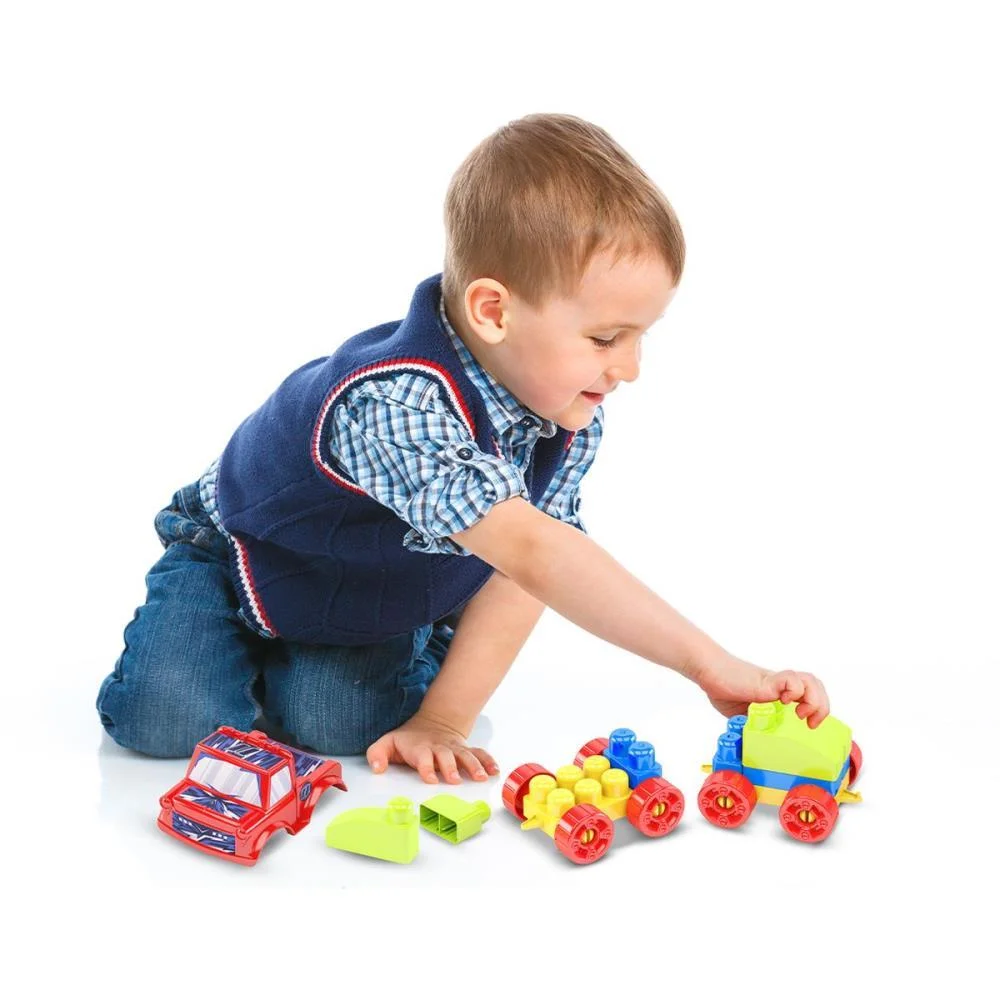 BRINQUEDO PARA MONTAR MONTA MAQUINAS BLOCOLANDIA 68P DISMAT (UNIDADE) - imagem 5