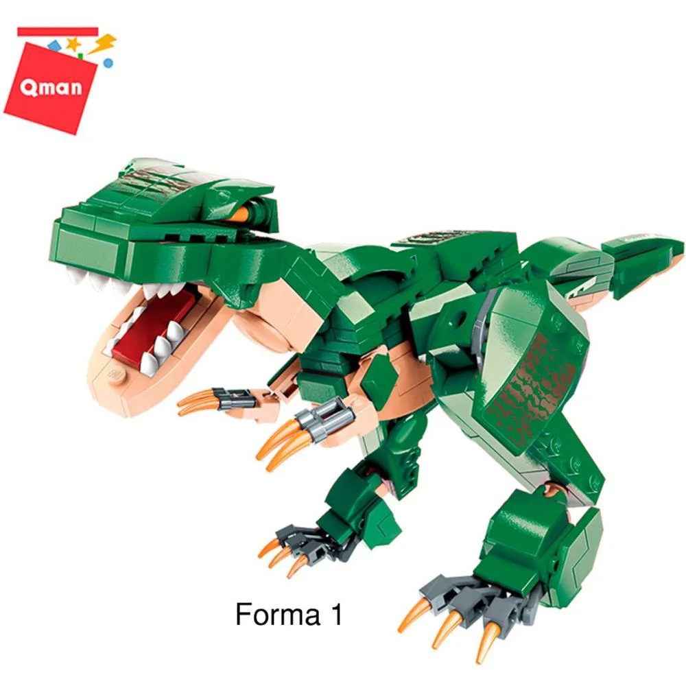 BRINQUEDO PARA MONTAR COMBO DINOSSAUROS 287PCS VD. KEEPPLAY (UNIDADE) - imagem 3