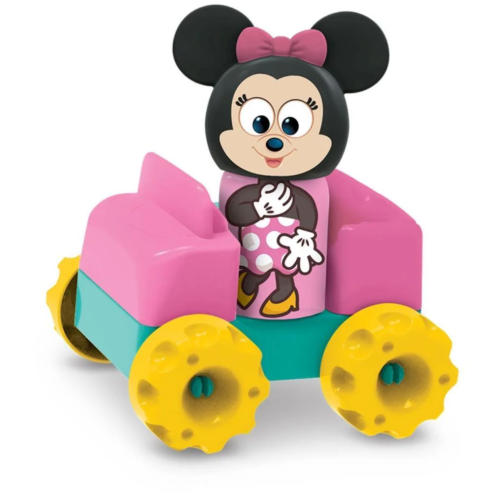 BRINQUEDO PARA MONTAR MINNIE BLOCOS MAGICOS 24 PECAS ELKA (UNIDADE) - imagem 3