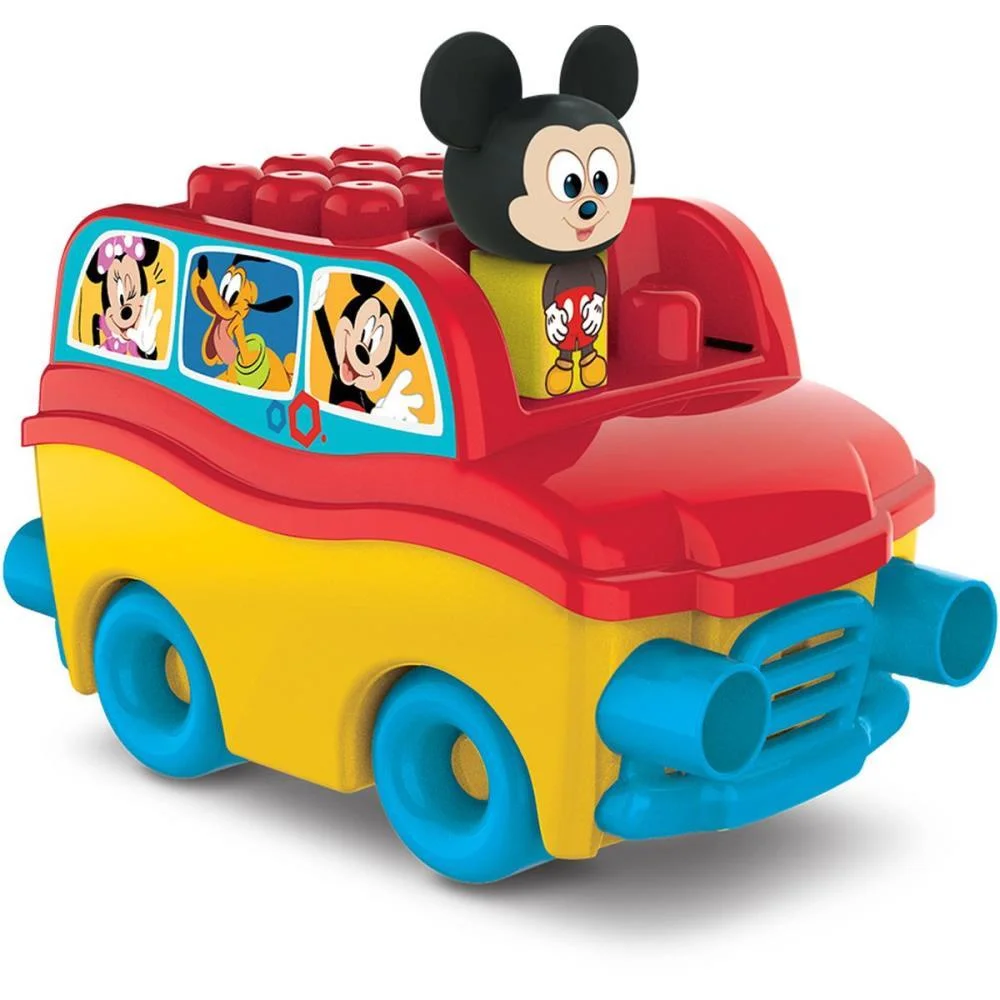 BRINQUEDO PARA MONTAR MICKEY VAN BLOCOS MAGICOS 17PC ELKA (UNIDADE) - imagem 2