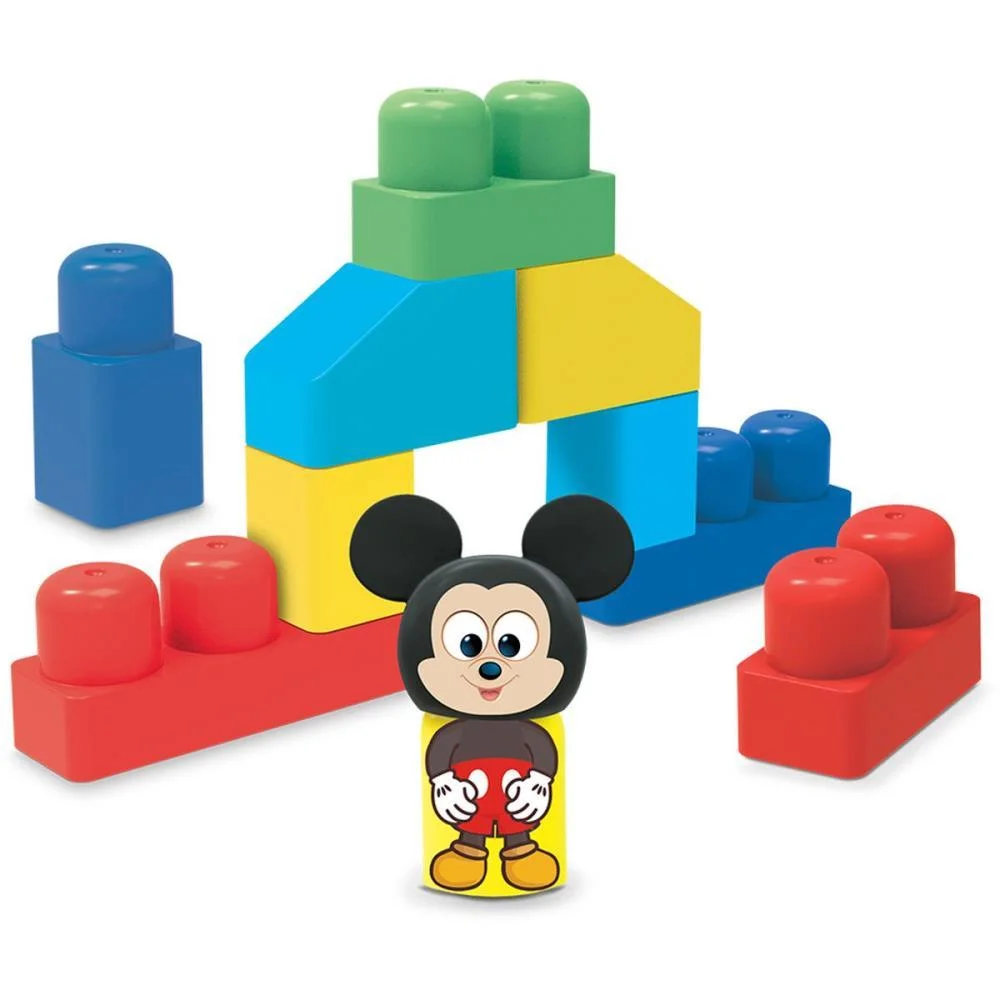 BRINQUEDO PARA MONTAR MICKEY VAN BLOCOS MAGICOS 17PC ELKA (UNIDADE) - imagem 3