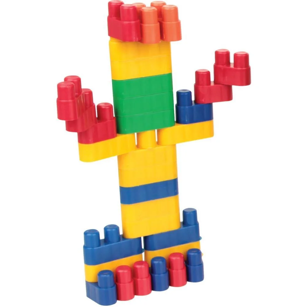 BRINQUEDO PARA MONTAR CONECTANDO FORMAS 40PECAS PLAS CARLU (UNIDADE) - imagem 4