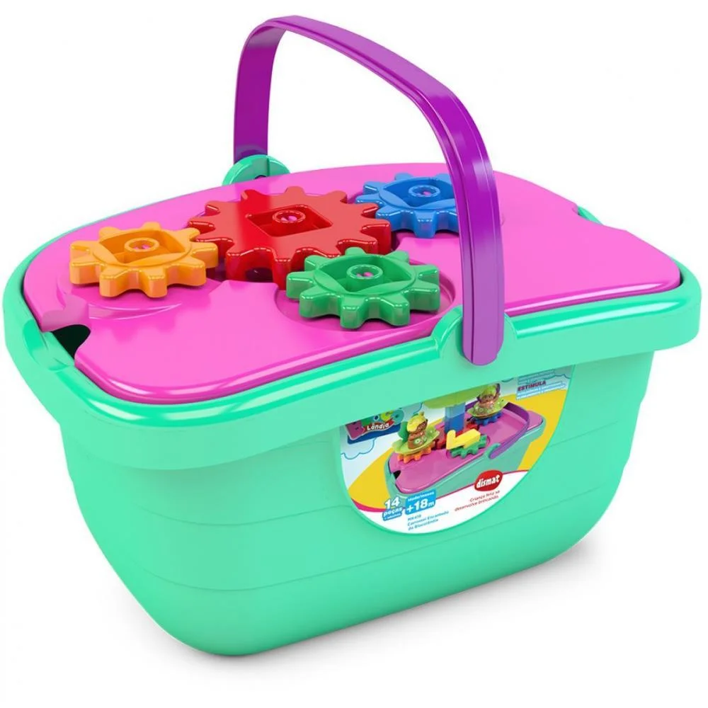 BRINQUEDO PARA MONTAR CARROSSEL ENCANTADO 14PCS BLOC DISMAT (UNIDADE) - imagem 4