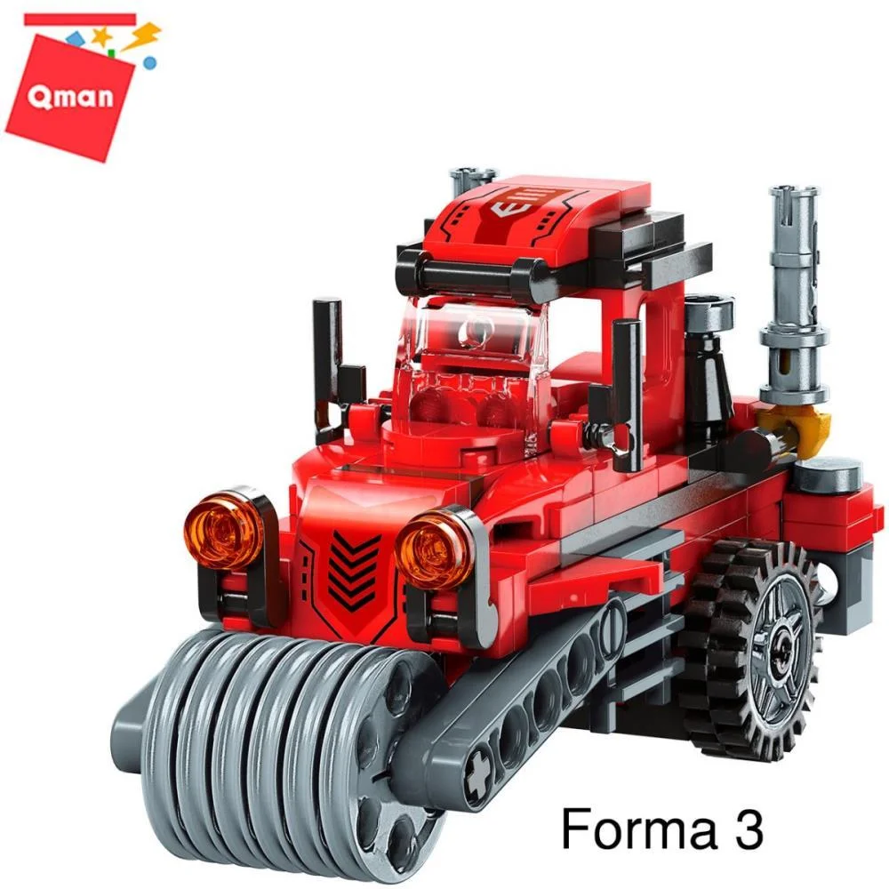 BRINQUEDO PARA MONTAR COMBO TRANSPORTES 3EM1 305PCS KEEPPLAY (UNIDADE) - imagem 4