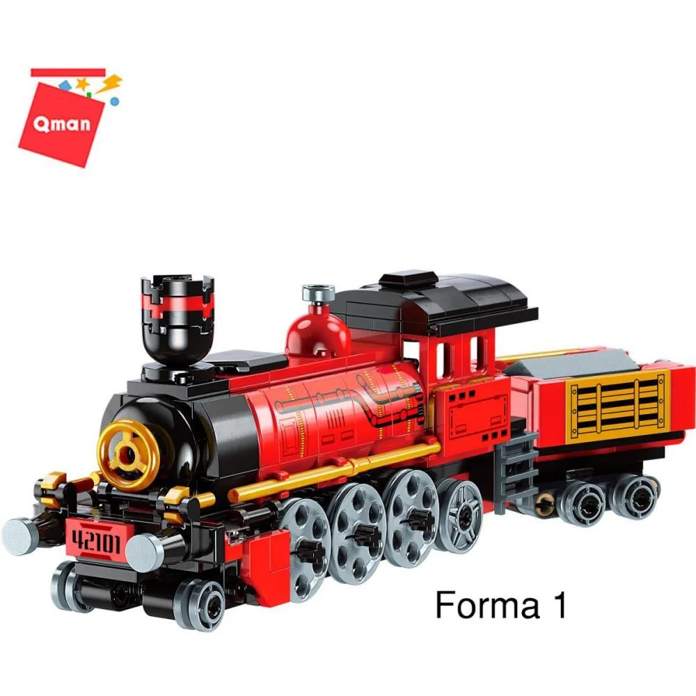 BRINQUEDO PARA MONTAR COMBO TRANSPORTES 3EM1 305PCS KEEPPLAY (UNIDADE) - imagem 6