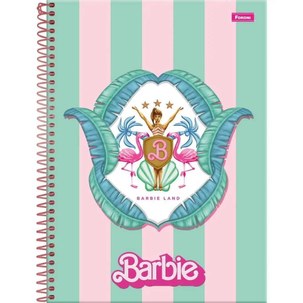 CADERNO 01X1 CAPA DURA BARBIE THE MOVIE  80F FORONI (PCT.C/04) - imagem 3