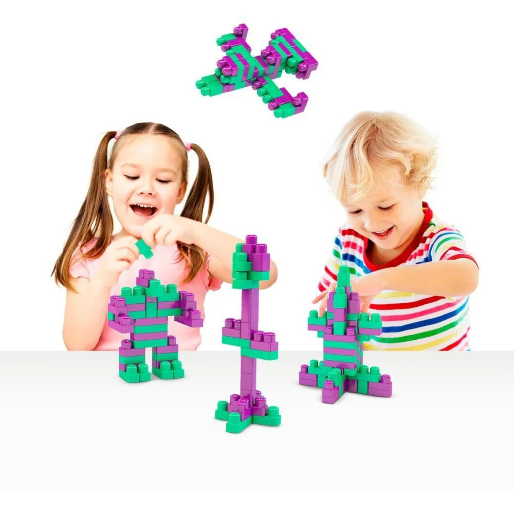 BRINQUEDO PARA MONTAR MAIS BLOCOLANDIA CLICK 80PECAS DISMAT (UNIDADE) - imagem 5