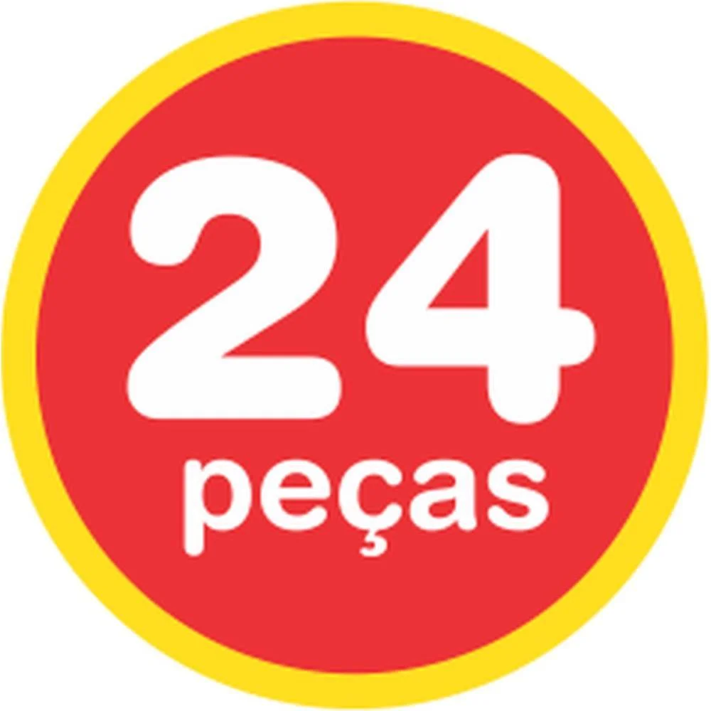 BRINQUEDO PARA MONTAR KIT BLOCOS 24PCS SORTIDOS MERCO TOYS (UNIDADE) - imagem 6