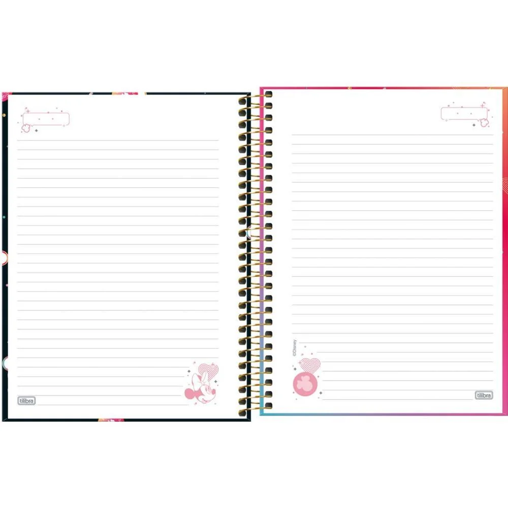 CADERNO 01X1 CP.DURA COLEGIAL MINNIE 80FLS TILIBRA (PCT.C/04) - imagem 2