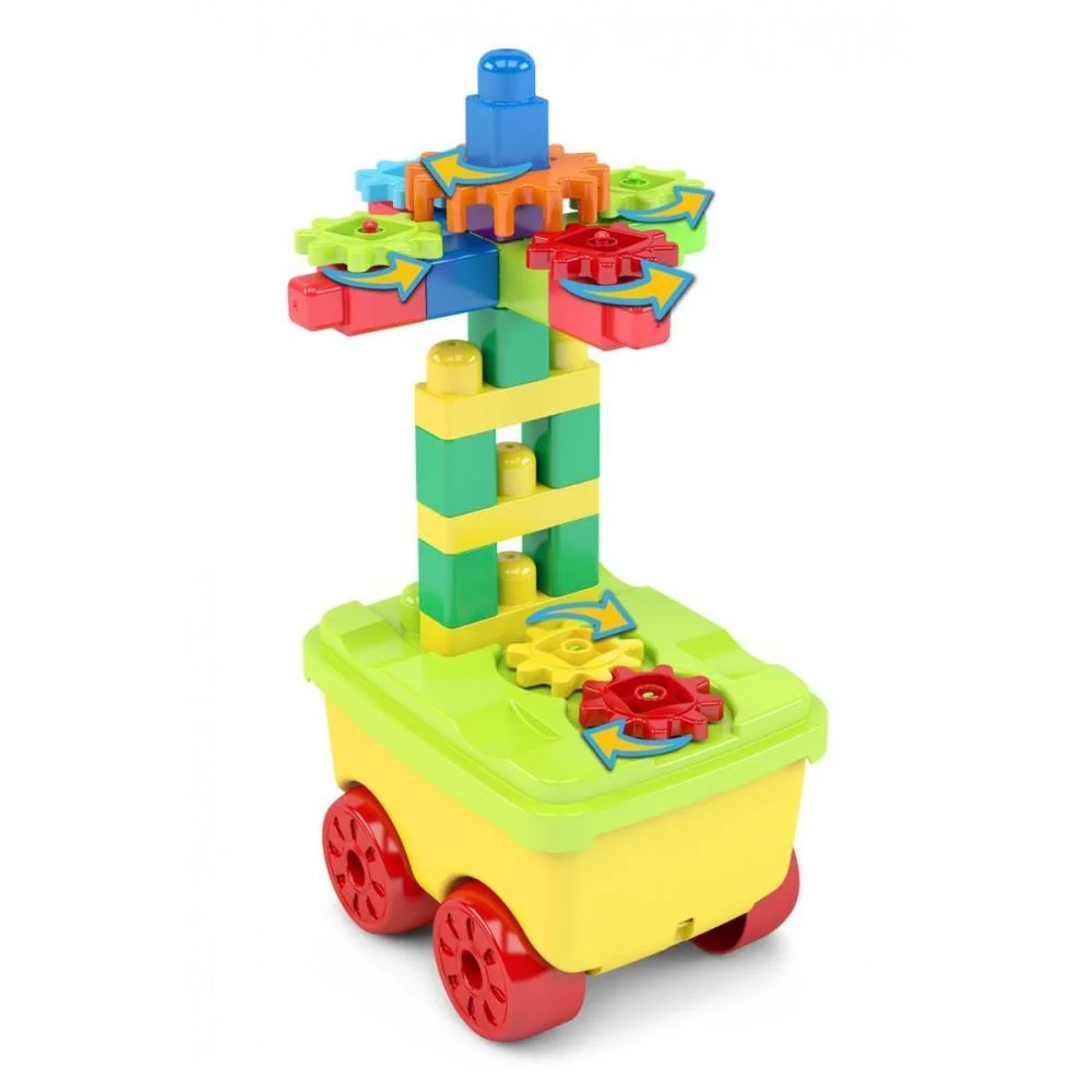 BRINQUEDO PARA MONTAR BOX ENGRENAGENS BLOCOLANDIA DISMAT (UNIDADE) - imagem 4