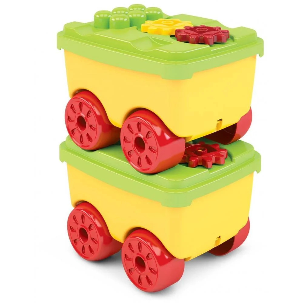 BRINQUEDO PARA MONTAR BOX ENGRENAGENS BLOCOLANDIA DISMAT (UNIDADE) - imagem 5