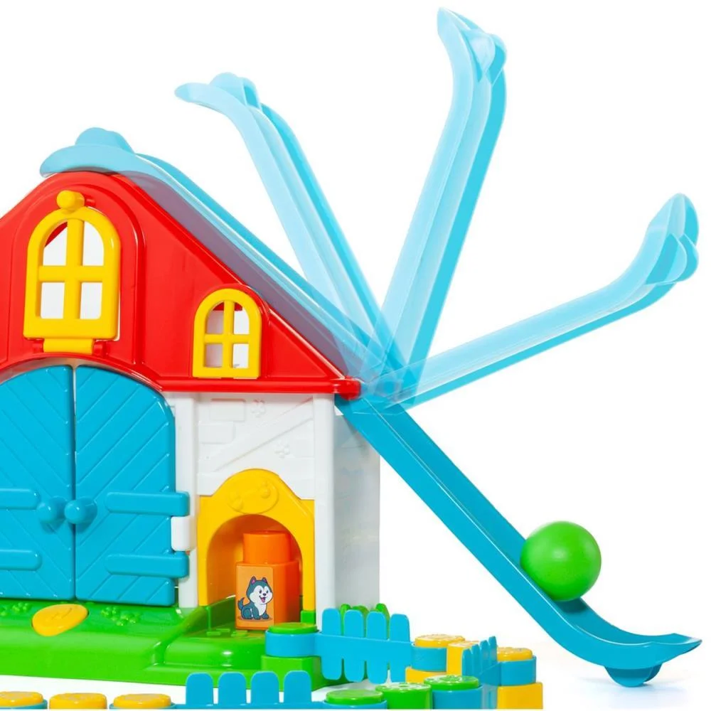 BRINQUEDO PARA MONTAR BABY LAND FAZENDINHA 19 PECAS CARDOSO TOYS (UNIDADE) - imagem 5