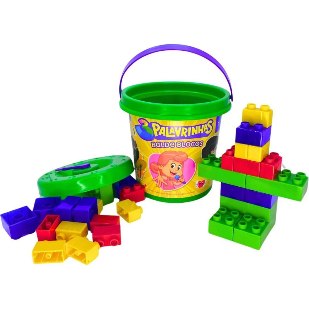 BRINQUEDO PARA MONTAR 3 PALAVRINHAS BLOCOS 30 PCS BIG STAR (UNIDADE) - imagem 4