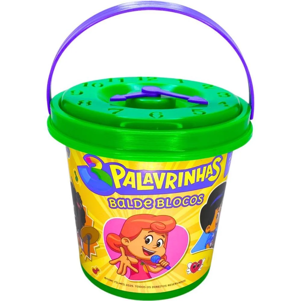 BRINQUEDO PARA MONTAR 3 PALAVRINHAS BLOCOS 30 PCS BIG STAR (UNIDADE) - imagem 7