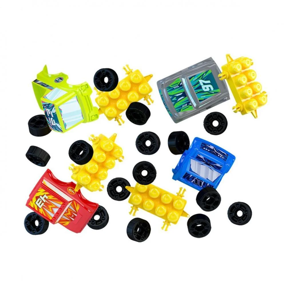 BRINQUEDO PARA MONTAR BLOCOLANDIA CLICK 4 CARROS 24P DISMAT (UNIDADE) - imagem 3