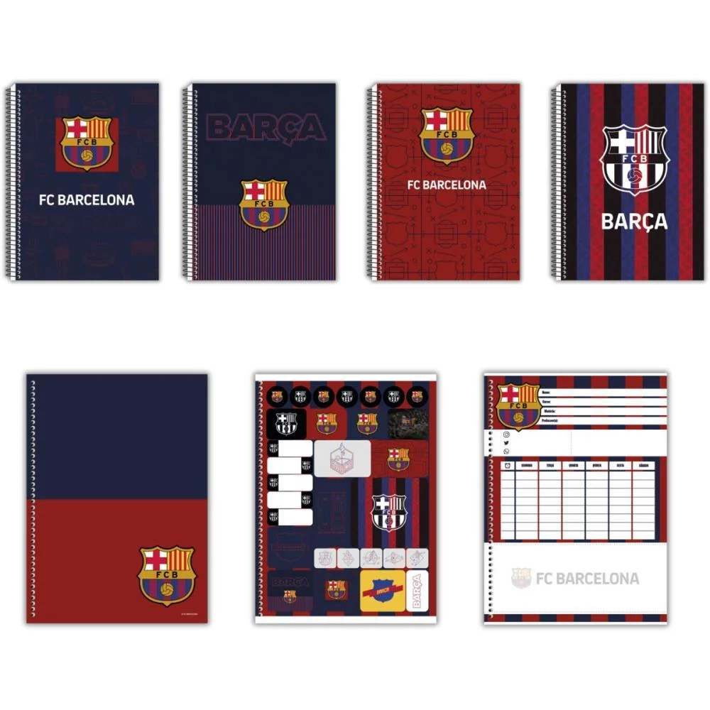 CADERNO 01X1 CAPA DURA BARCELONA 80F ANIMATIVA (PCT.C/04) - imagem 2