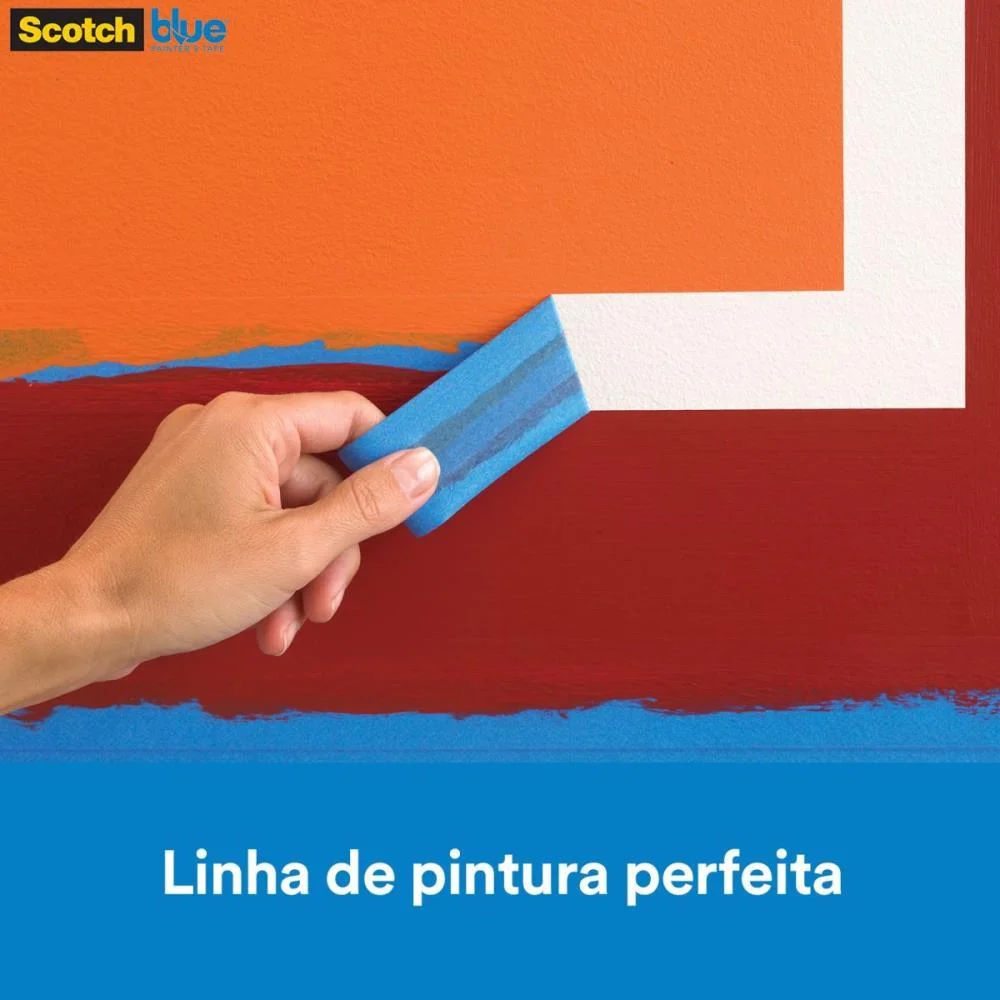 FITA CREPE BLUE TAPE 2090 24MMX50MTS. 3M (UNIDADE) - imagem 4